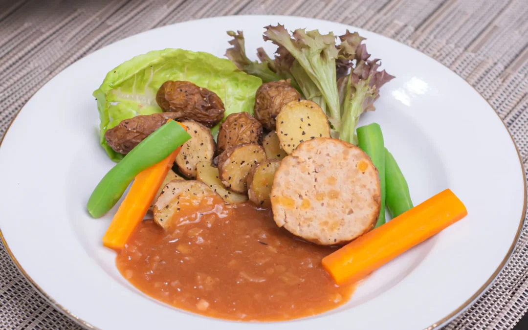 Resep Galantin Ayam Saus Bistik Lembut & Gurih ala Bistro Rumahan